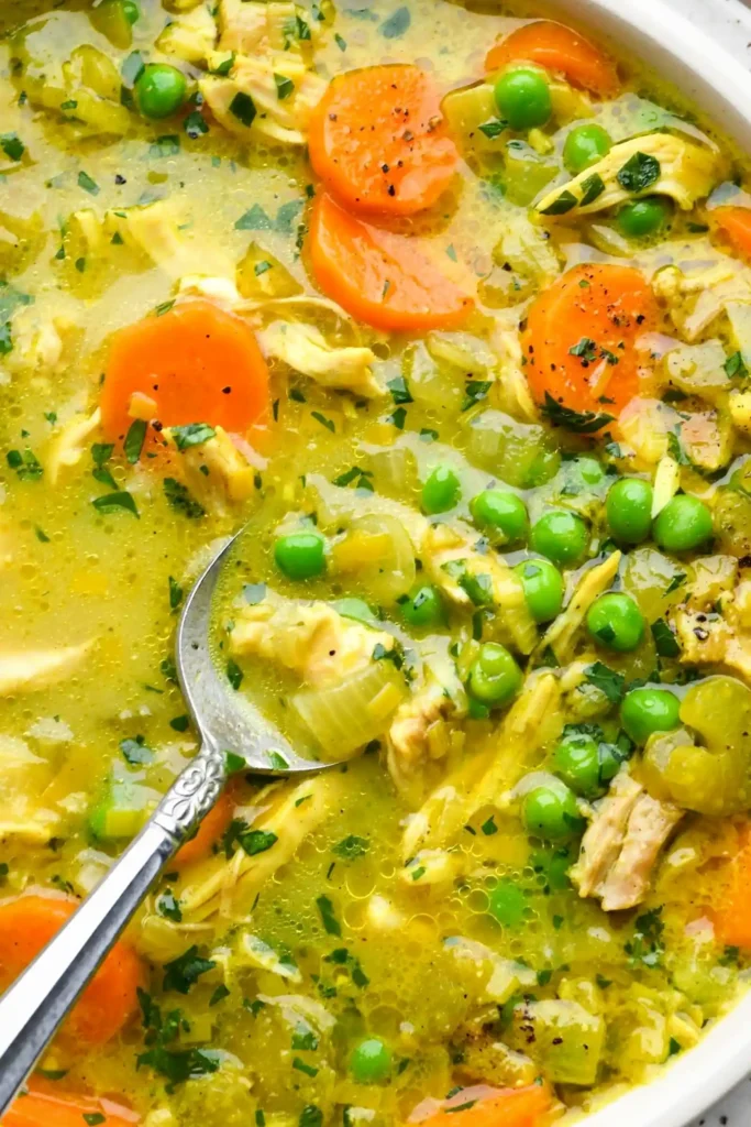 Healing Turmeric and Chicken Vegetable Soup