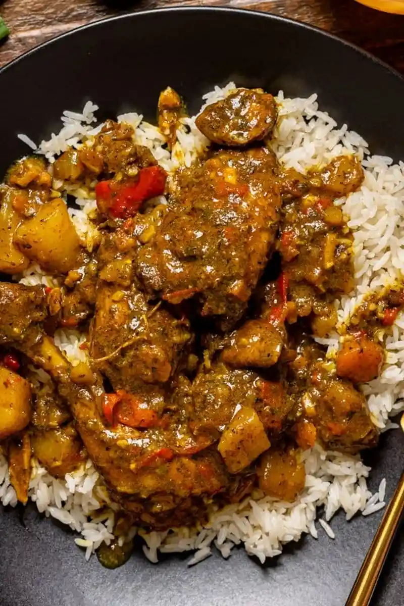 Authentic Jamaican Curry Chicken 3 Recipe image