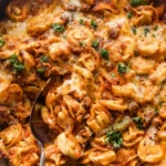 Baked Tortellini with Meat Sauce 4 Baked Tortellini with Meat Sauce