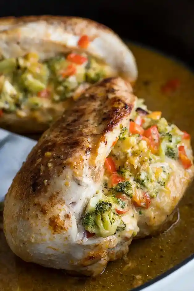 Broccoli Cheese Stuffed Chicken Breast 3 Recipe image