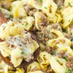 Cheesy Beef Tortellini Skillet 4 Cheesy Beef Tortellini Skillet