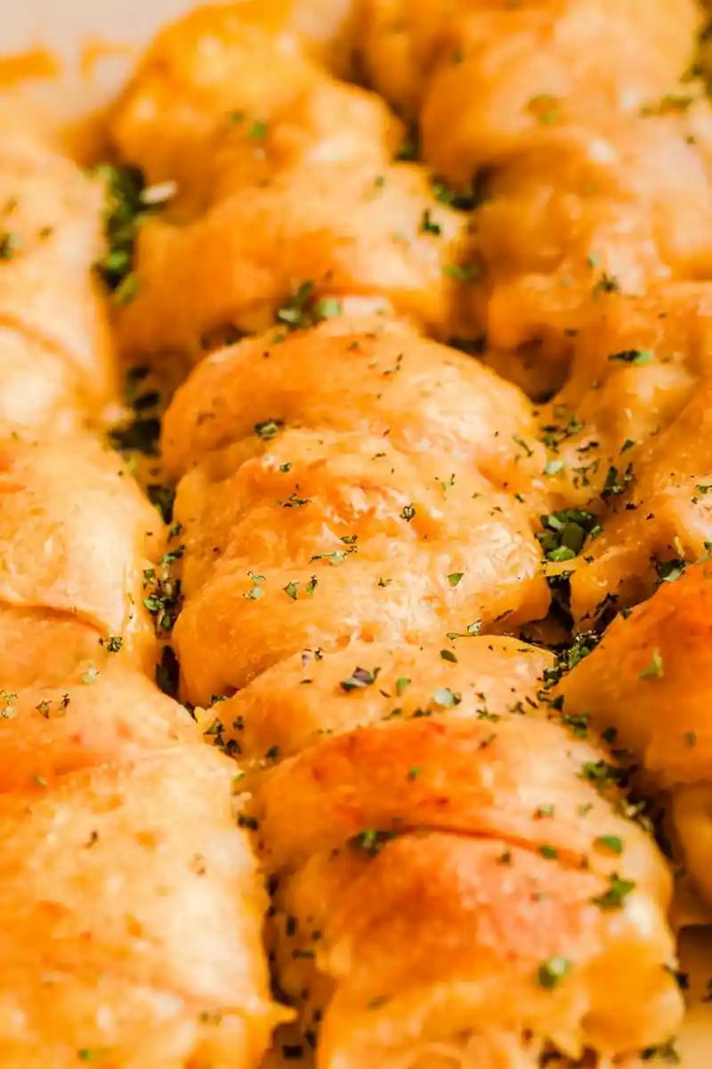 Creamy Cheesy Chicken Crescent Roll Casserole 3 Recipe image