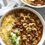 Crockpot Cheesy Chili Macaroni Soup 4 Crockpot Cheesy Chili Macaroni Soup