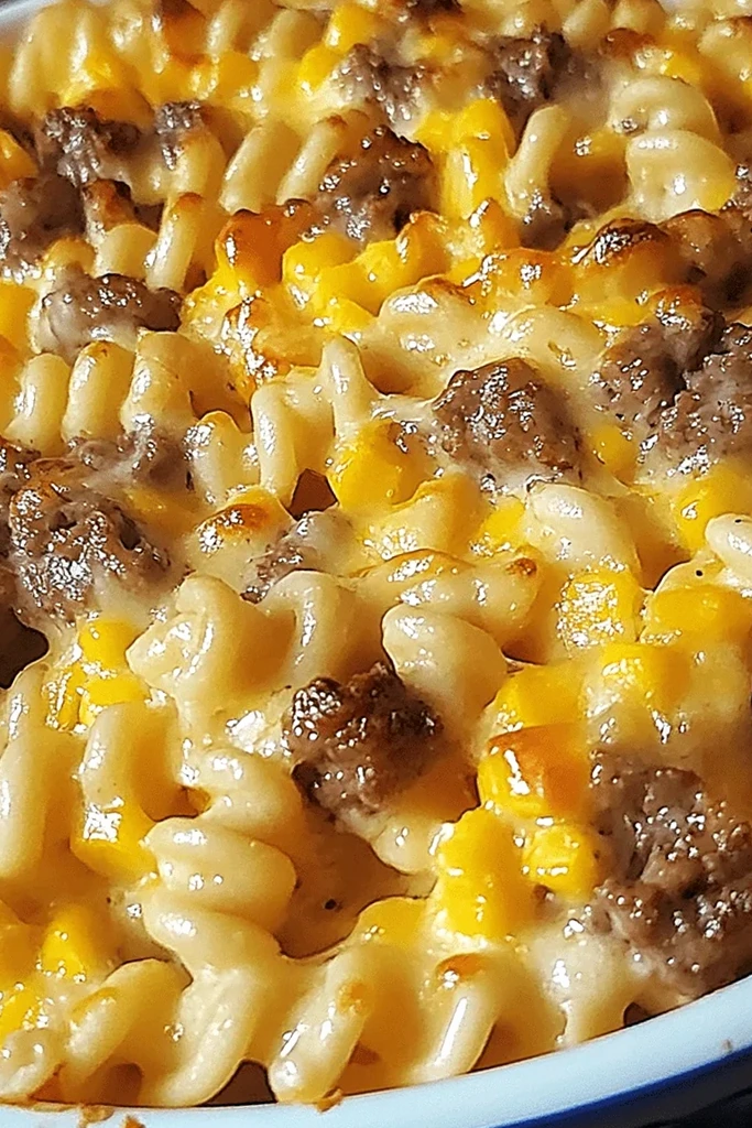 Creamy Ranch Beef and Rotini Pasta Bake 3 Recipe image