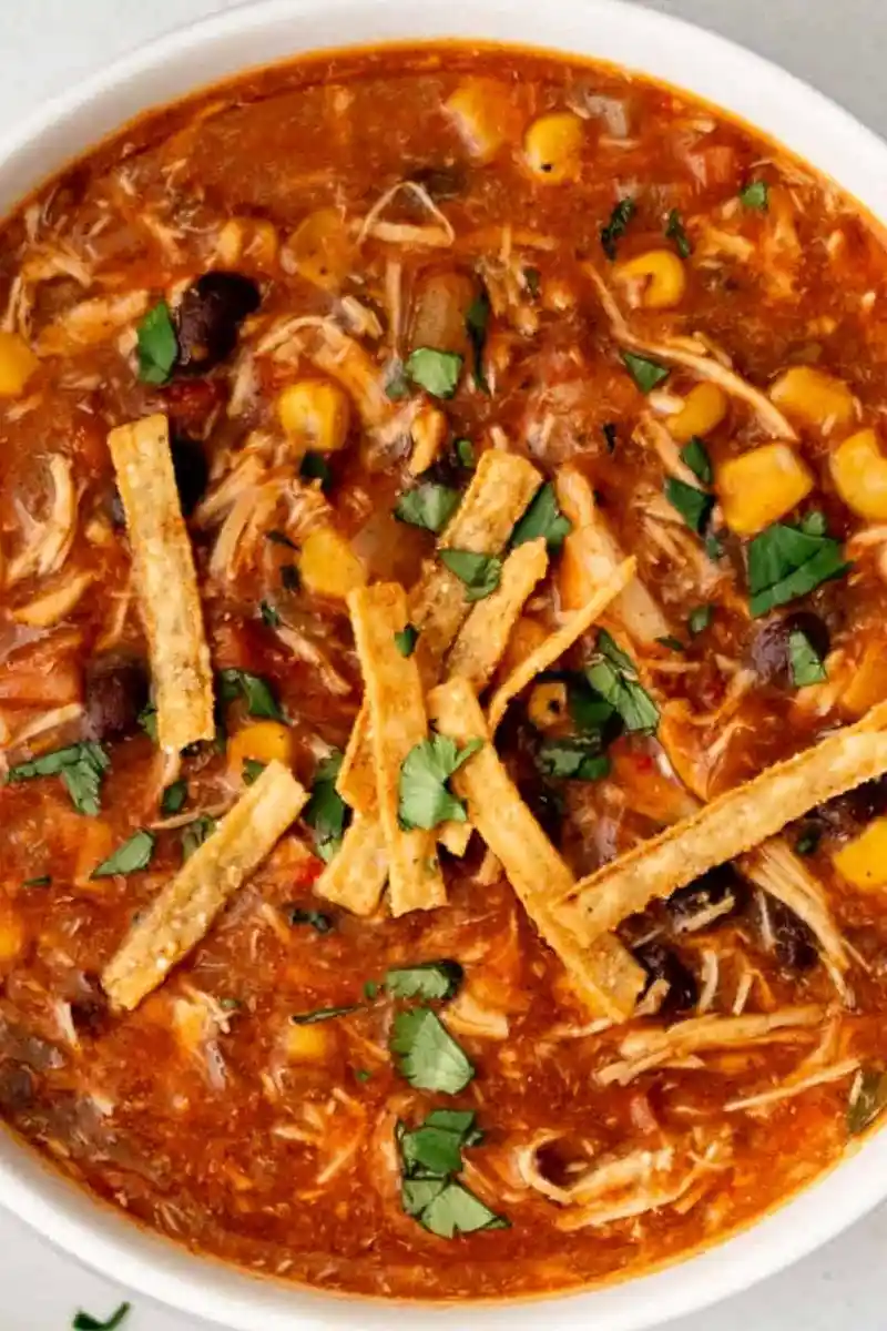 Hearty Chicken Enchilada Soup 3 Recipe image