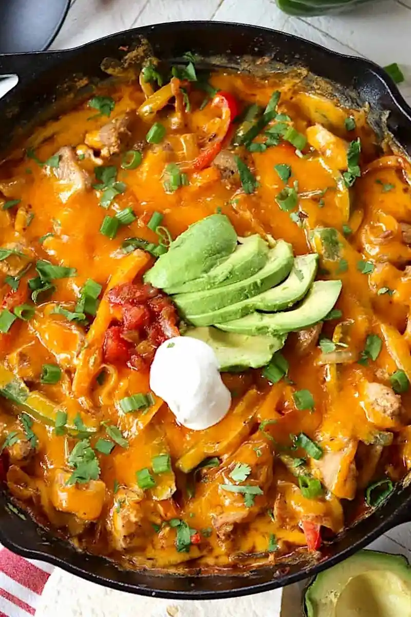 Creamy Chicken Fajita Bake 3 Recipe image