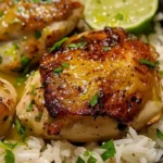 Coconut Lime Chicken and Rice 4 Coconut Lime Chicken and Rice
