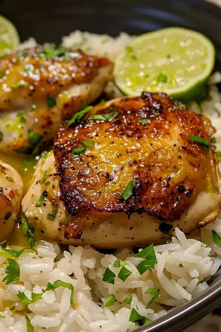 Coconut Lime Chicken and Rice 3 Recipe image