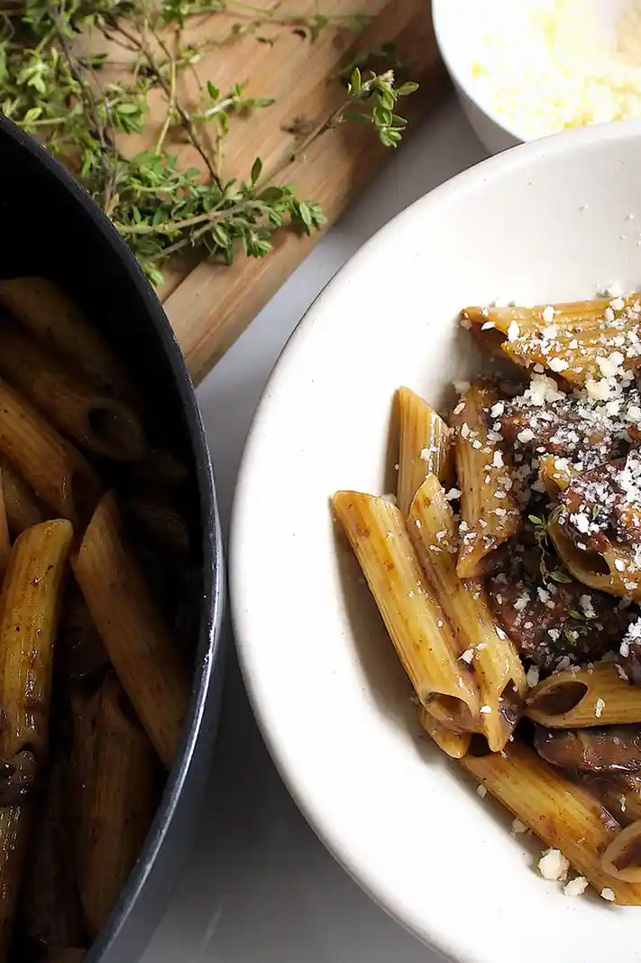 Creamy Balsamic Mushroom Pasta Guide 3 Recipe image