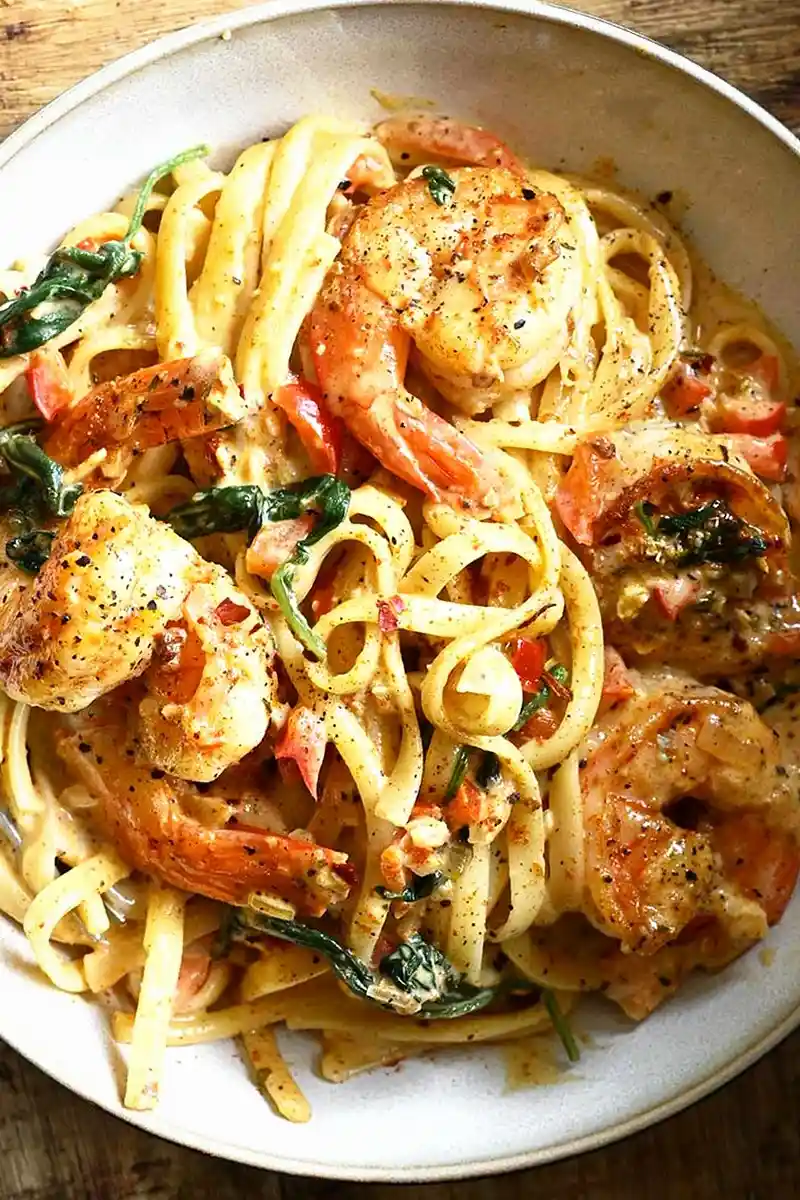 Creamy Cajun Shrimp Pasta 3 Recipe image