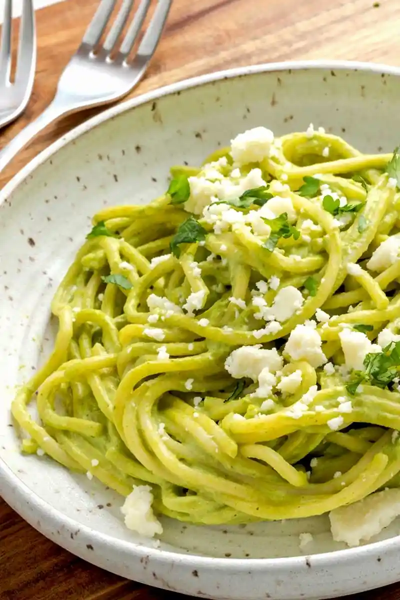 Creamy Mexican Green Spaghetti 3 Recipe image
