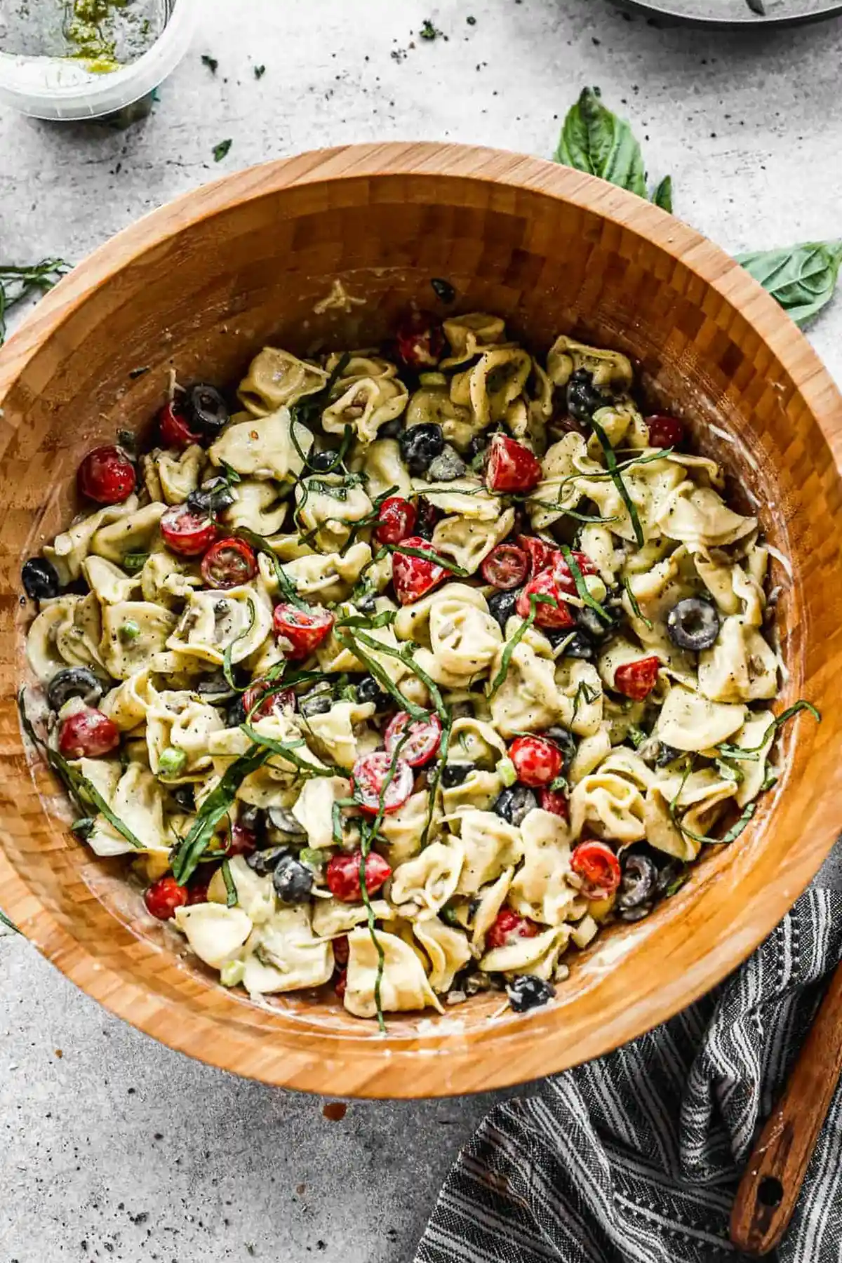 Creamy Pesto Tortellini 3 Recipe image