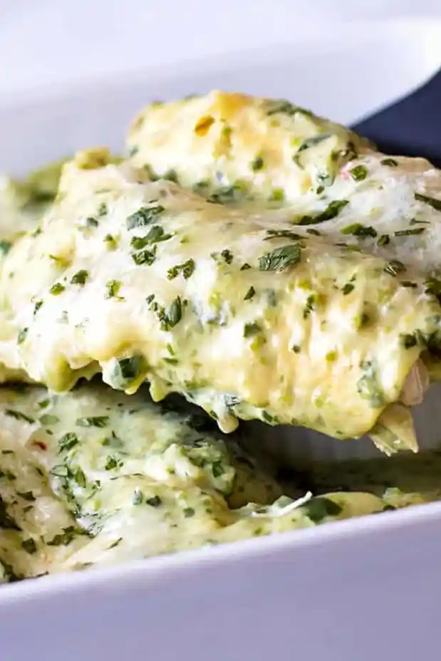 Creamy Poblano Chicken Enchiladas 3 Recipe image