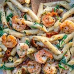 Creamy Shrimp Pasta with Sun-Dried Tomatoes and Spinach 4 Creamy Shrimp Pasta with Sun-Dried Tomatoes and Spinach