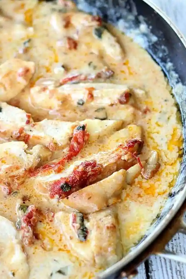 Creamy Tomato Basil Chicken with Parmesan Sauce 3 Recipe image