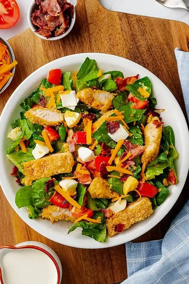 Crispy Chicken Cobb Salad 3 Recipe image