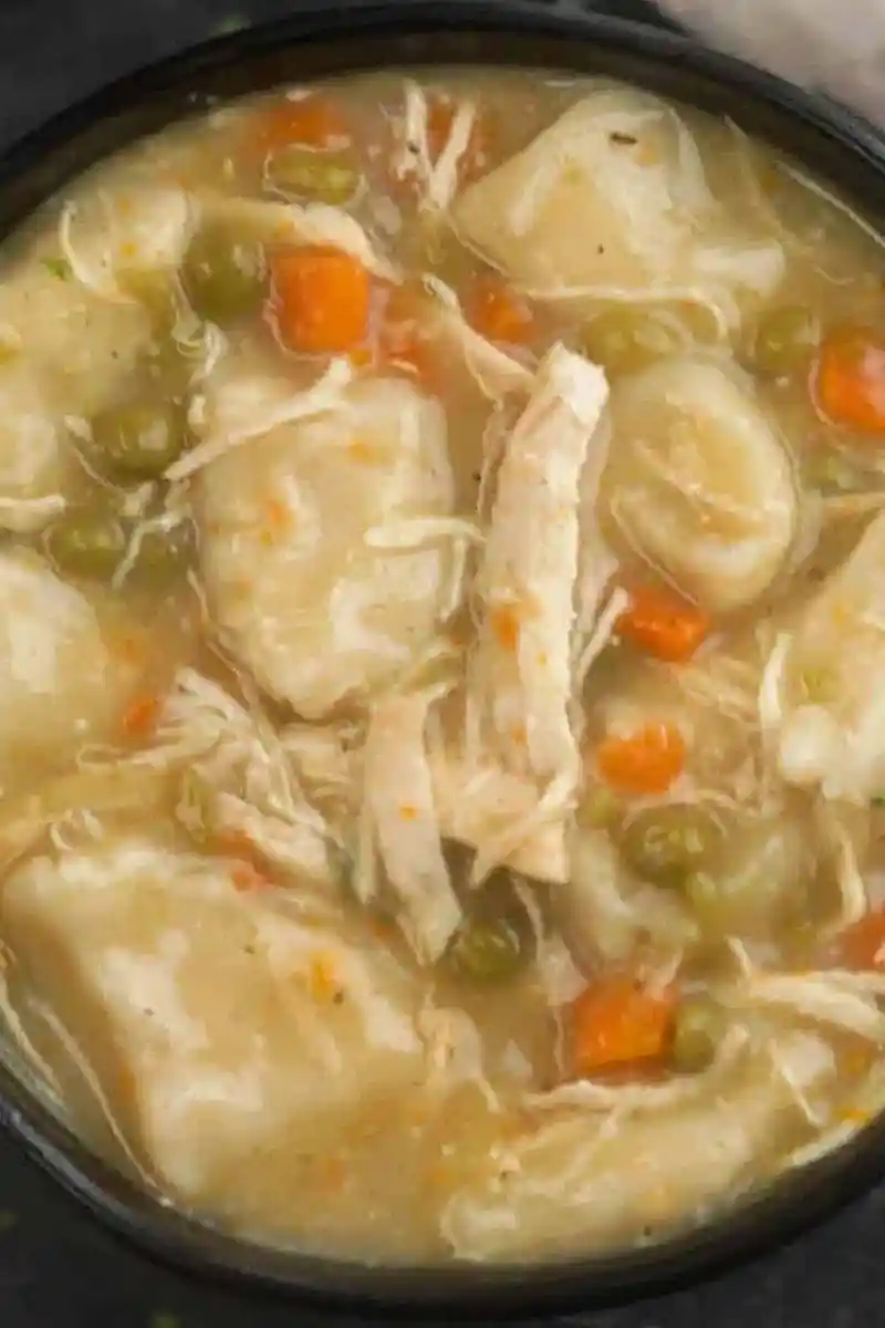 Slow Cooker Chicken and Dumplings with Biscuits 3 Recipe image