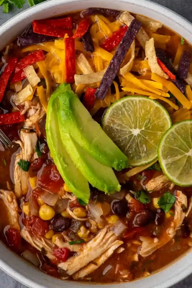 Slow Cooker Chicken Tortilla Soup 3 Recipe image