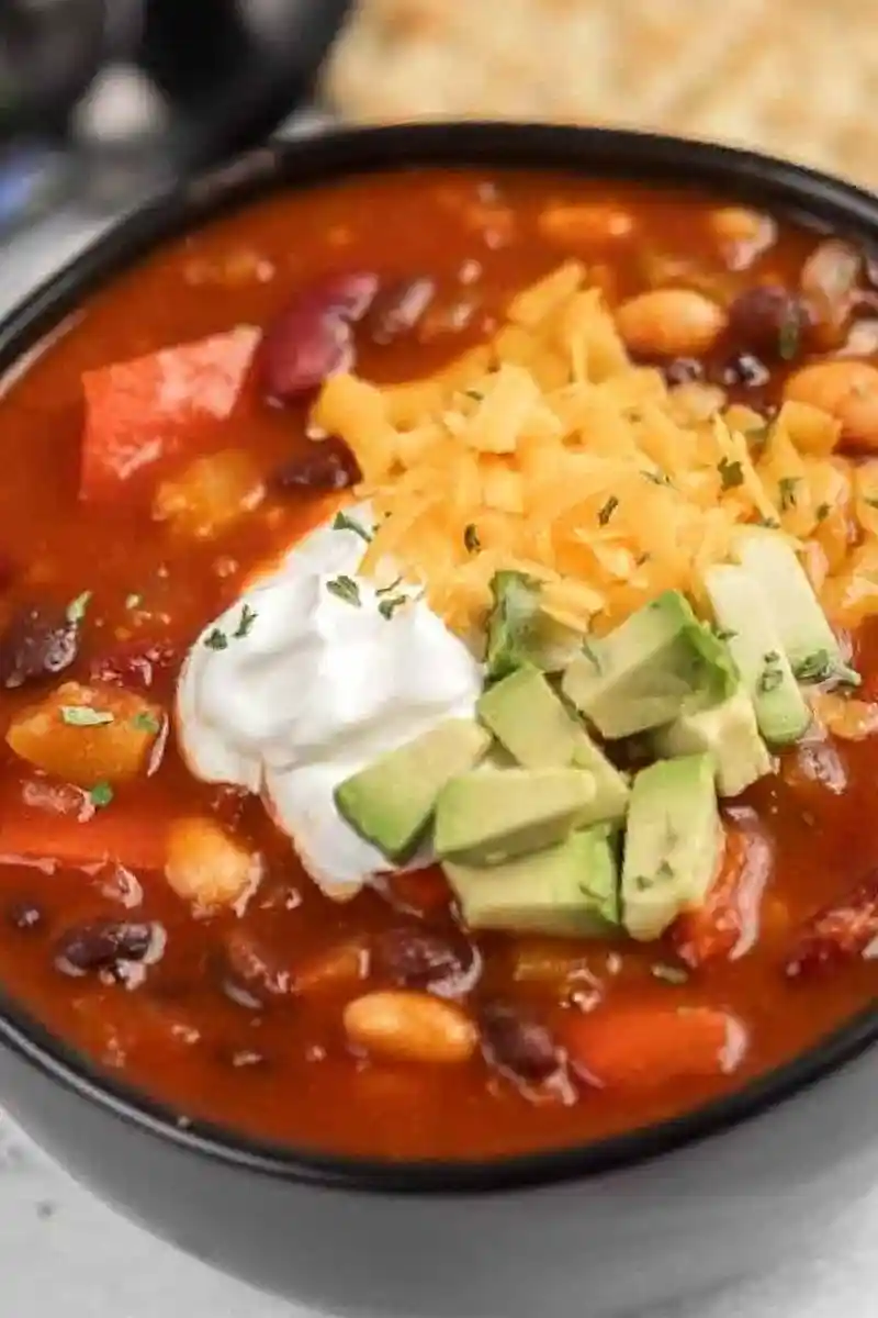 Crock Pot Vegetarian Chili Recipe 3 Recipe image