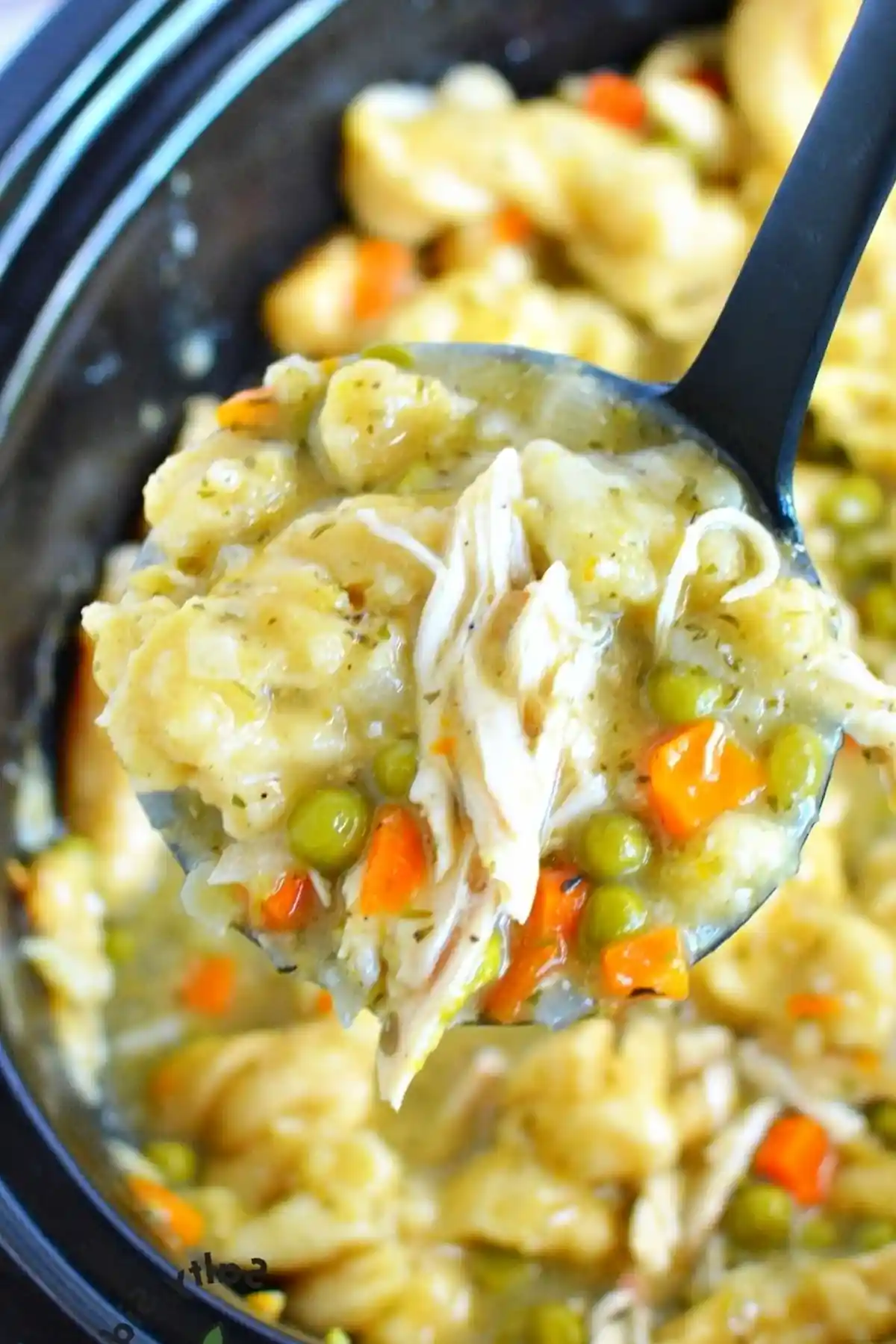 Crockpot Chicken and Dumplings with Canned Biscuits 3 Recipe image