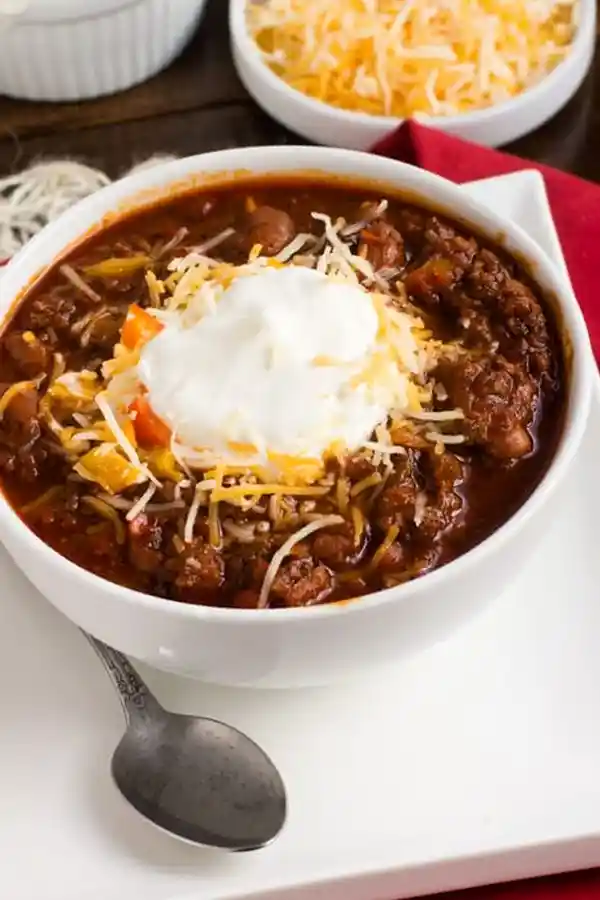 Savory Dr Pepper and Chocolate Turkey Chili 3 Recipe image