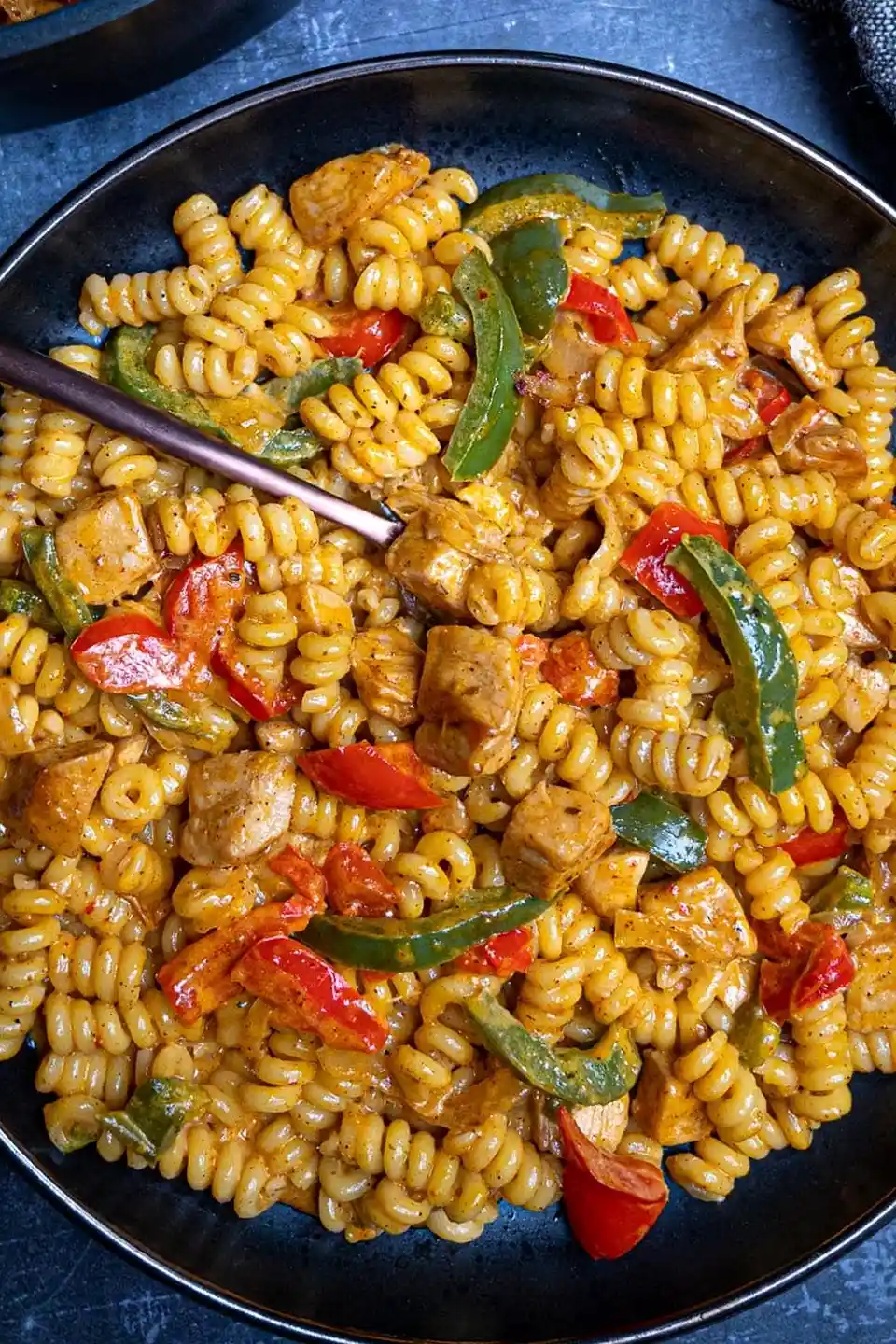Creamy Chicken Fajita Pasta 3 Recipe image
