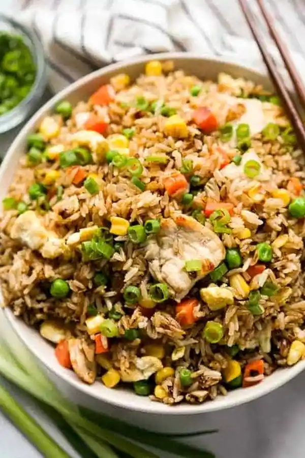 Savory Chicken Fried Rice with Secret Seasoning 3 Recipe image