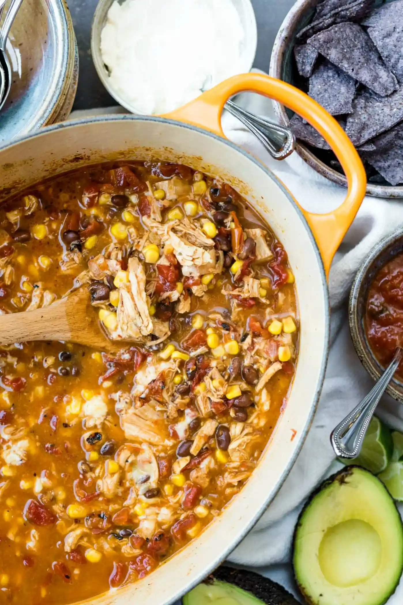 Savory Chicken Tortilla Soup 3 Recipe image