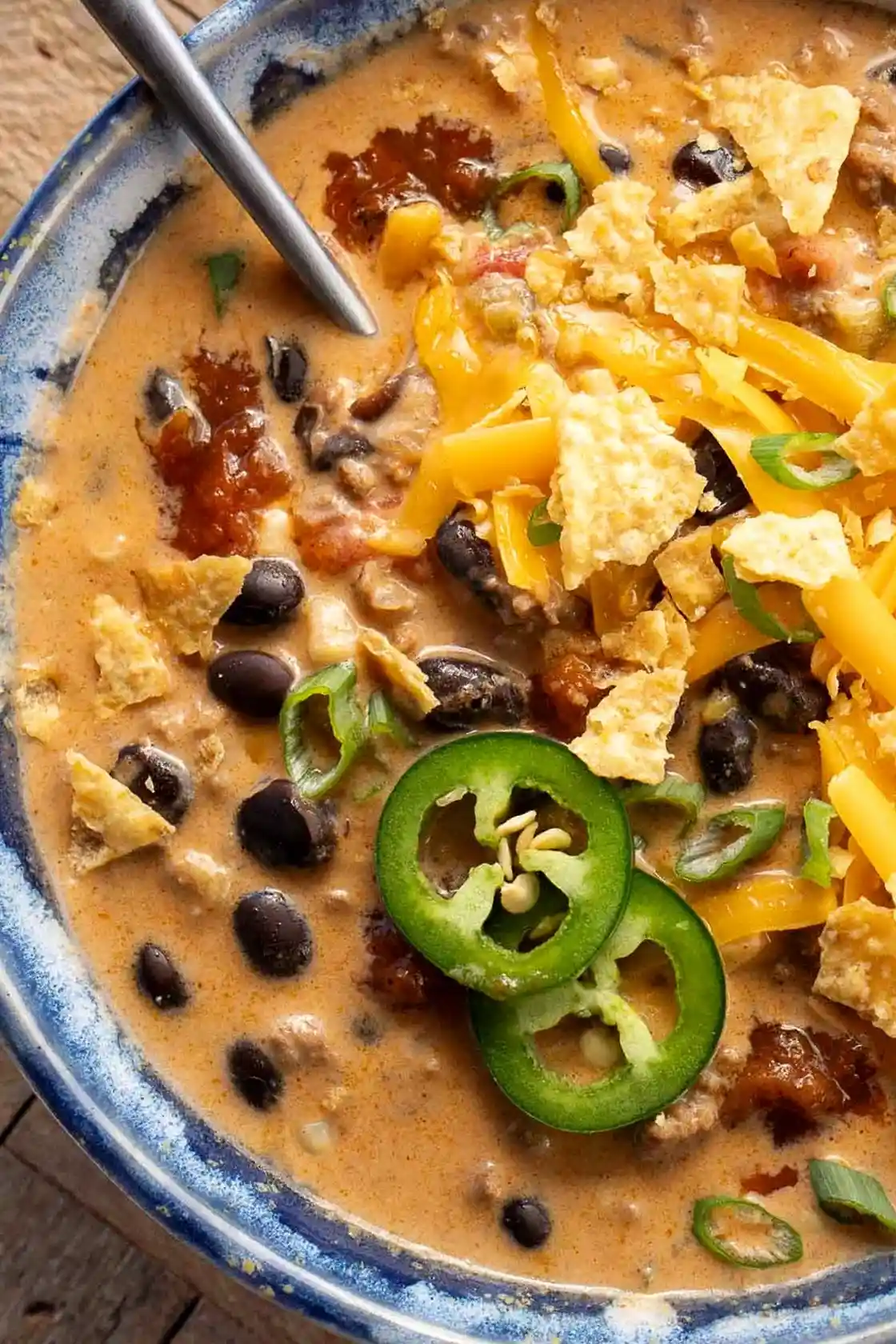Creamy Ground Beef Taco Soup 3 Recipe image