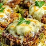 Low-Carb Oven-Baked Cabbage Burgers 4 Low-Carb Oven-Baked Cabbage Burgers