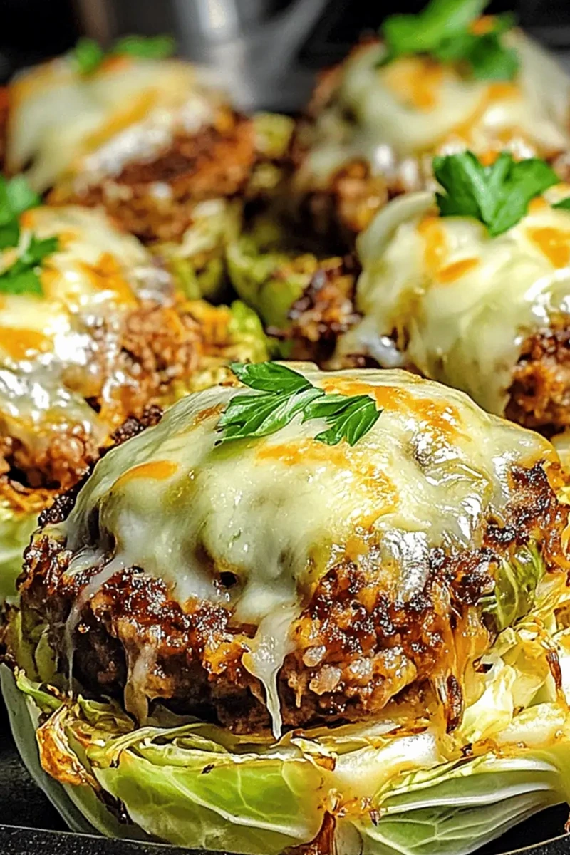 Low-Carb Oven-Baked Cabbage Burgers 3 Recipe image