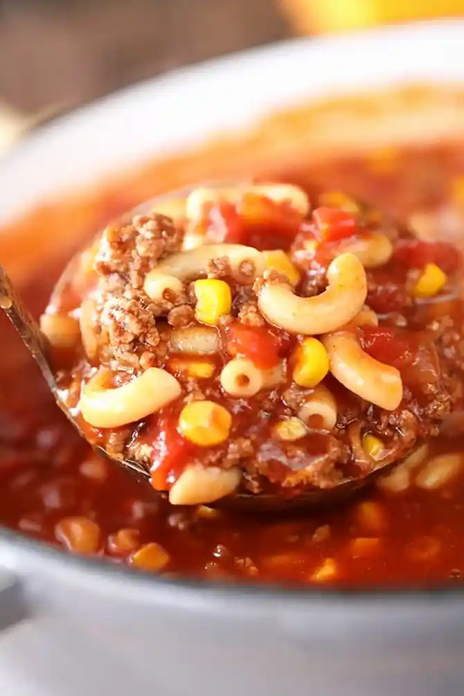 Hearty American Goulash Soup 3 Recipe image