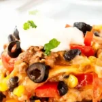 Cheesy Mexican Tortilla Lasagna 4 Cheesy Mexican Tortilla Lasagna
