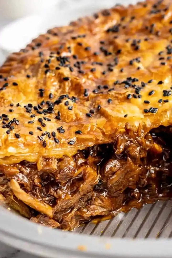 Australian-Style Steak and Onion Pie 3 Recipe image