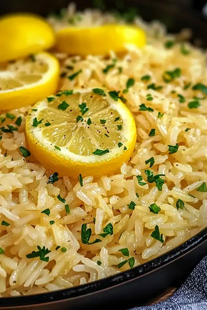 Zesty Mediterranean Lemon Rice 3 Recipe image