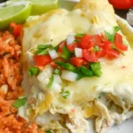 Creamy Green Chile Chicken Enchiladas 4 Creamy Green Chile Chicken Enchiladas