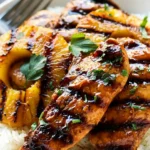 Hawaiian Grilled Chicken with Fragrant Coconut Rice 4 Hawaiian Grilled Chicken with Fragrant Coconut Rice