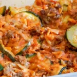 Ground Beef, Orzo And Zucchini Casserole 4 Ground Beef, Orzo And Zucchini Casserole