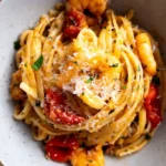 Zesty Garlic Shrimp Pasta with Blistered Tomatoes 4 Zesty Garlic Shrimp Pasta with Blistered Tomatoes