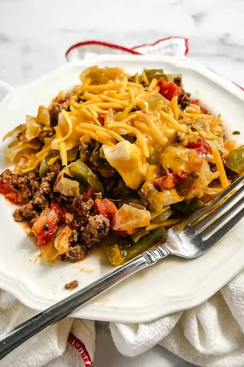 One-Pan Unstuffed Ground Beef Cabbage Roll Casserole 3 Recipe image