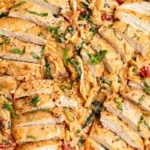 One-Pot Creamy Tuscan Chicken Orzo 4 One-Pot Creamy Tuscan Chicken Orzo