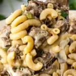 Hearty Philly Cheesesteak Pasta Skillet 4 Hearty Philly Cheesesteak Pasta Skillet