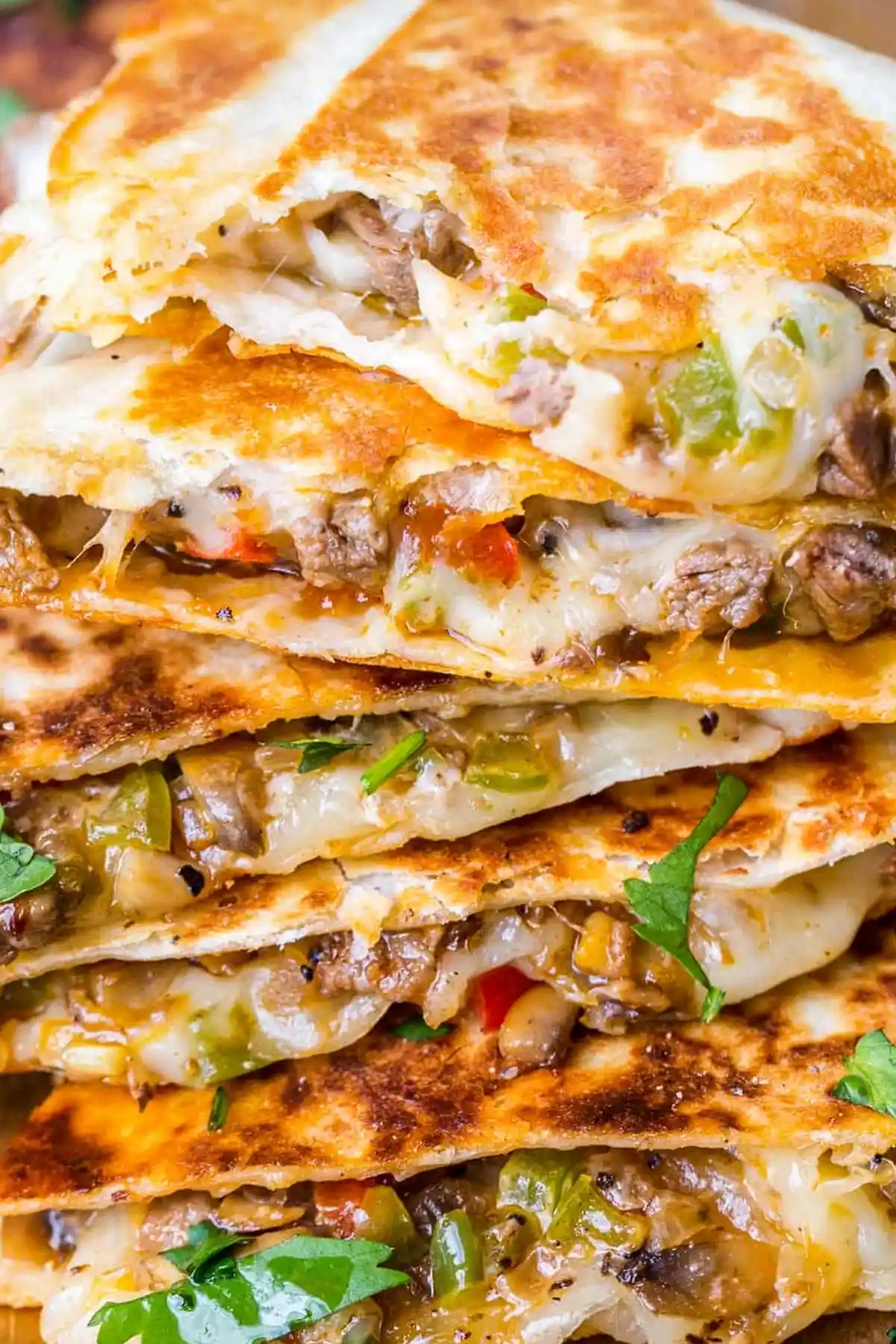 Philly Cheesesteak Quesadillas 3 Recipe image