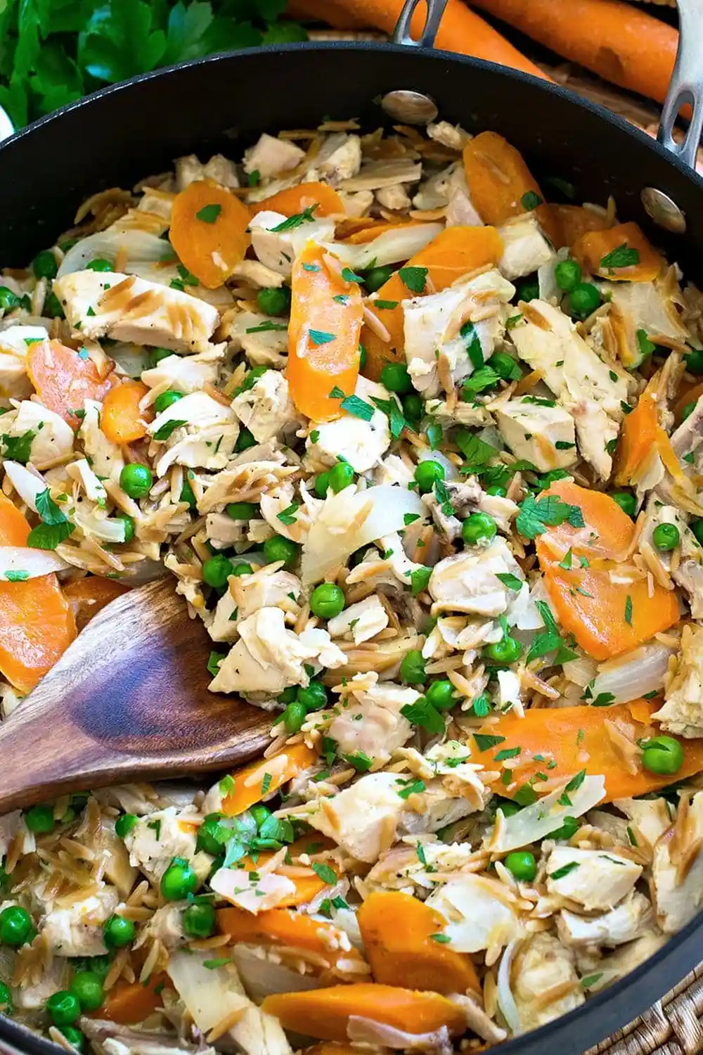 Creamy Rotisserie Chicken and Orzo Skillet 3 Recipe image