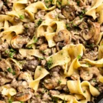 Creamy Ground Beef Stroganoff 4 Creamy Ground Beef Stroganoff