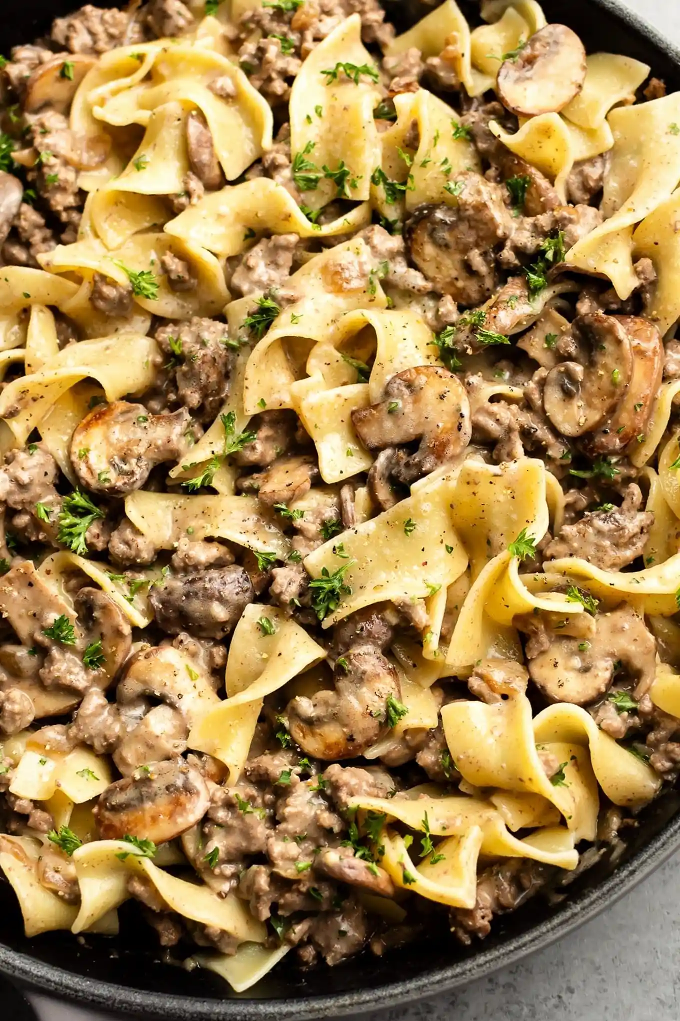 Creamy Ground Beef Stroganoff 3 Recipe image