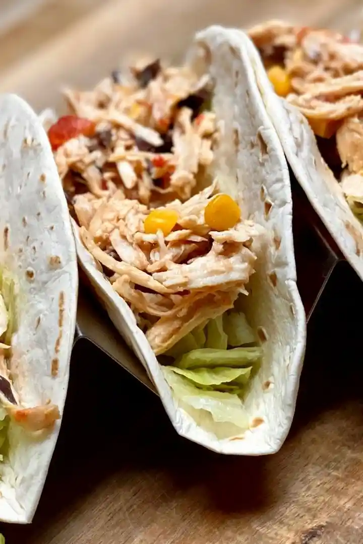 Slow Cooker Fiesta Chicken Tacos 3 Recipe image