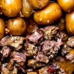 Slow Cooker Garlic Butter Beef Bites 4 Slow Cooker Garlic Butter Beef Bites