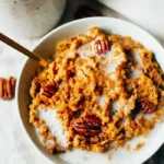 Hearty Slow Cooker Pumpkin Pie Oats 4 Hearty Slow Cooker Pumpkin Pie Oats