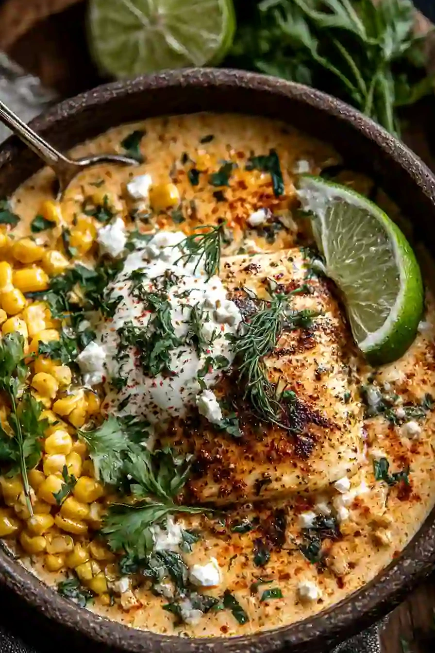 Creamy Slow Cooker Street Corn Chicken 3 Recipe image